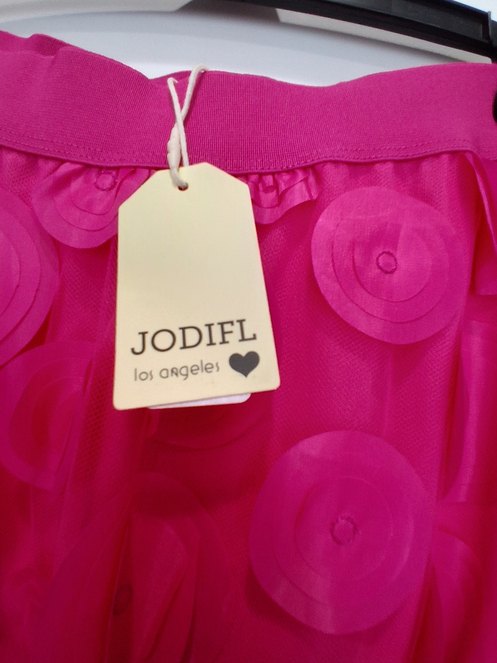 Jodifl Los Angeles Hot Pink Skirt